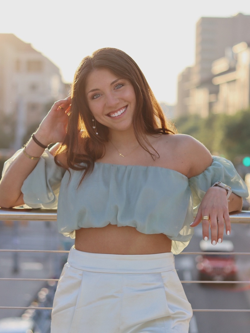 Off-Shoulder Crop Top